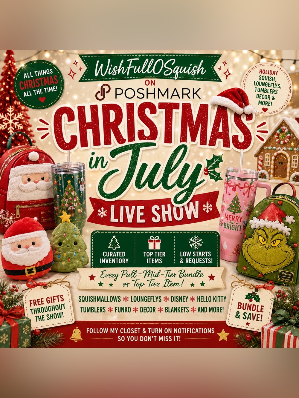🎅🏼🎄 CHRISTMAS IN JULY ☀️🍉 MYSTERY SPECTACULAR!! COMING *MONDAY*, 7/27/26!!! - Picture 2 of 9